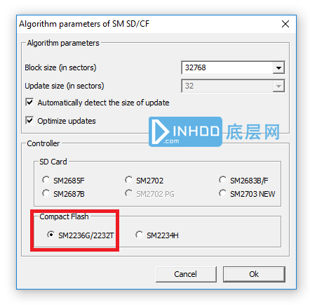 PC3000 Flash慧荣SM2236G主控CF卡电脑不认的数据恢复